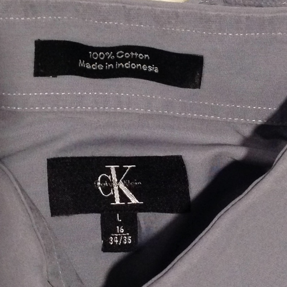 Calvin Klein 100% cotton shirt men's